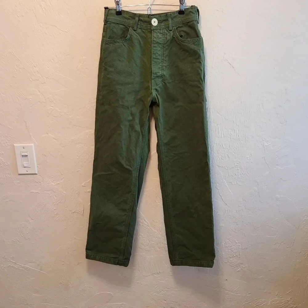 ❌️SOLD❌️ Jesse Kamm Handy Pants in Olive 2 - Picture 3 of 8